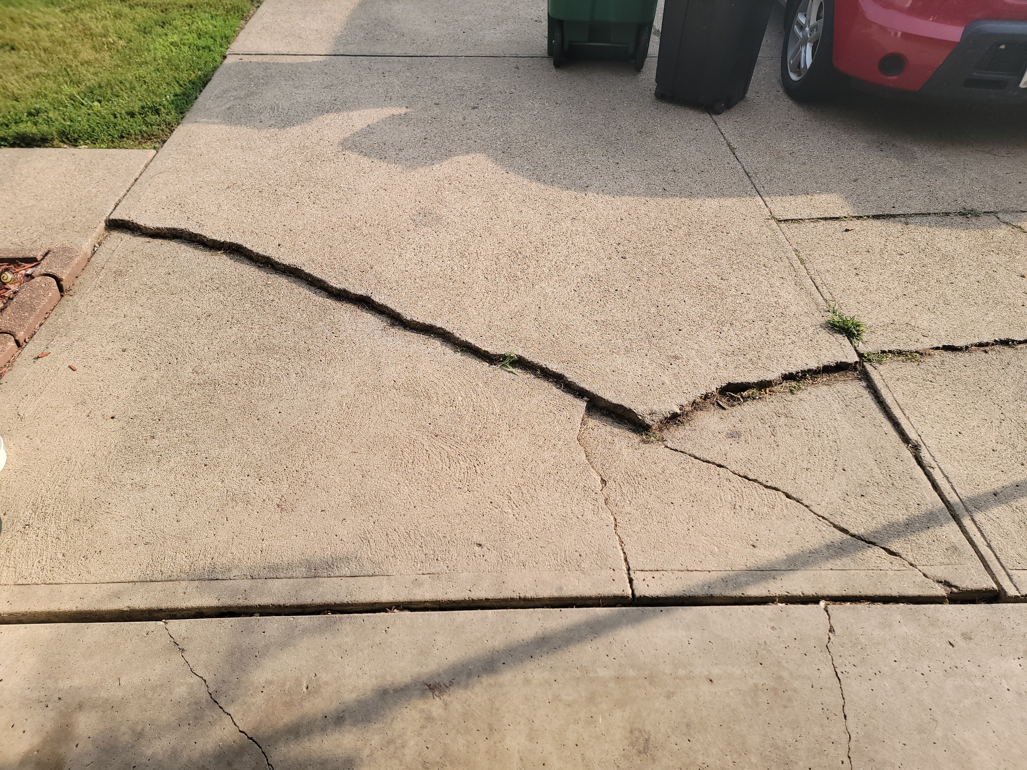 Sunken/Cracked Driveway